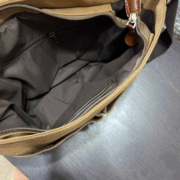 Mactso Coffee Vintage Canvas Bookbak/Messenger Bag - Picture 3 of 4